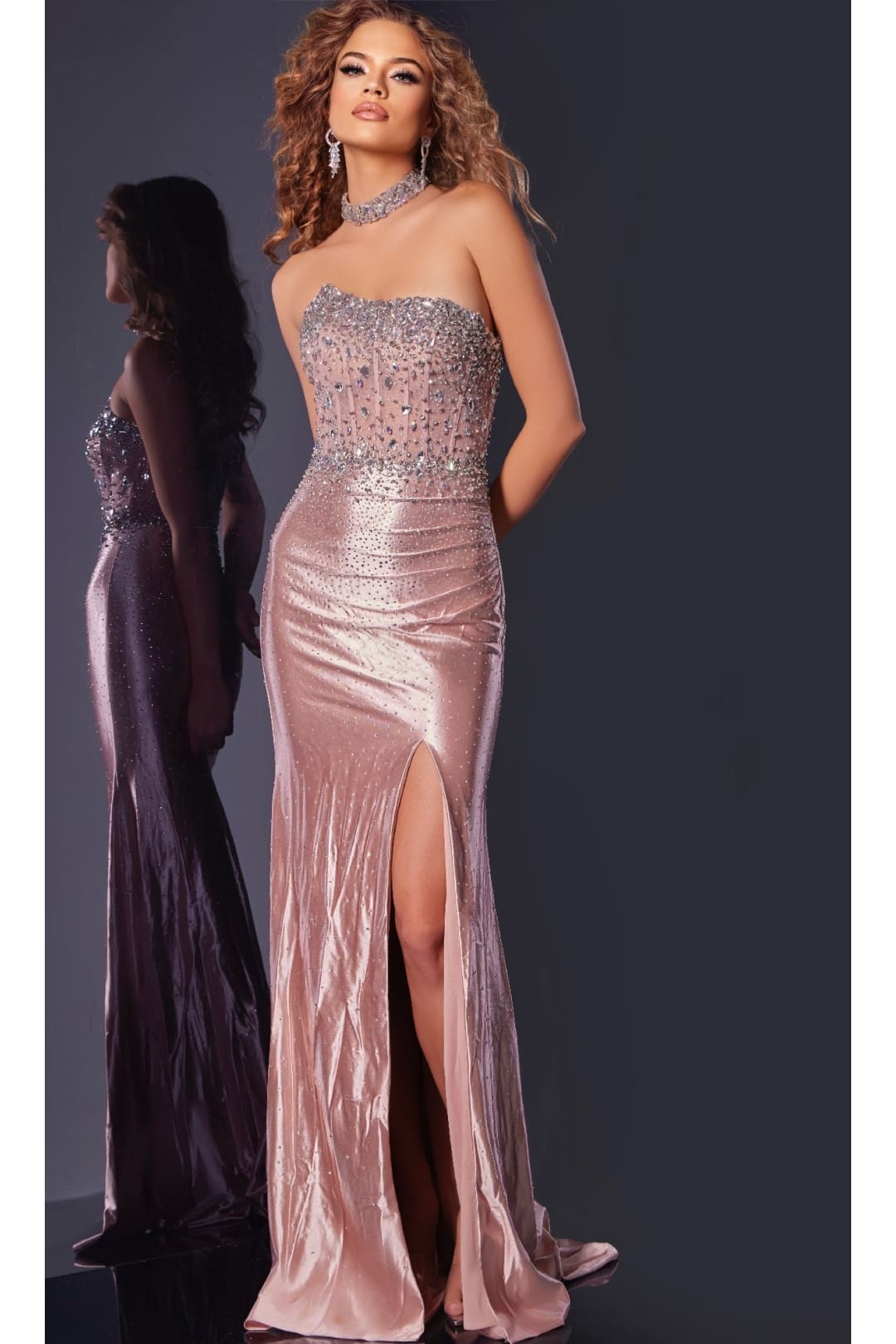 Long Prom Dress: Jovani D5504 - Apparel & Accessories > Clothing > Dresses