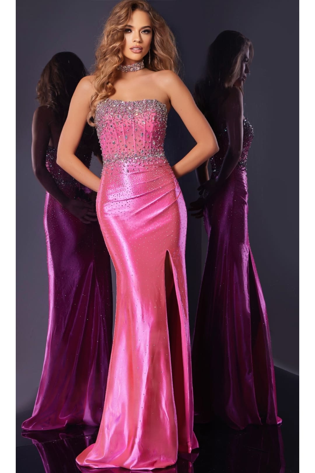 Long Prom Dress: Jovani D5504 - Apparel & Accessories > Clothing > Dresses