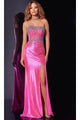 Long Prom Dress: Jovani D5504 - Hot Pink / 00 - Apparel & Accessories > Clothing > Dresses