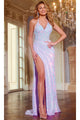 Long Prom Dress: Jovani D5712 - Lavender / 00 - Apparel & Accessories > Clothing > Dresses