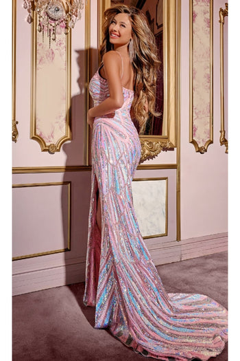 Long Prom Dress: Jovani D5722 - Apparel & Accessories > Clothing > Dresses