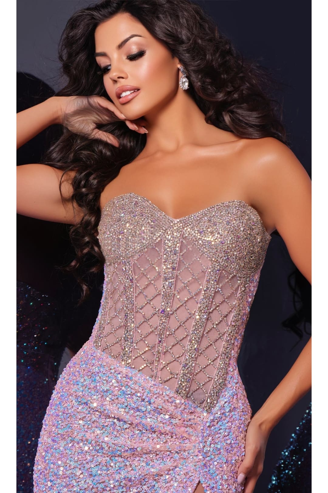 Long Prom Dress: Jovani D5742 - Apparel & Accessories > Clothing > Dresses