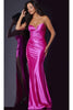 Long Prom Dress: Jovani D5819 - Hot Pink / Prom