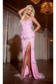 Long Prom Dress: Jovani D5984 - Pink / Prom
