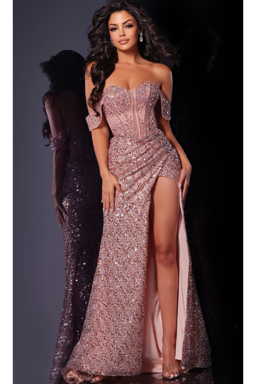 Long Prom Dress: Jovani D6023 - Apparel & Accessories > Clothing > Dresses