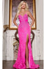 Long Prom Dress: Jovani D6024 - Pink / Prom