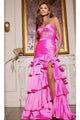 Long Prom Dress: Jovani D6029 - Pink / 00 - Apparel & Accessories > Clothing > Dresses