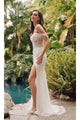 Sheath Wedding Dresses | White Bridal Gown by JT2471LW