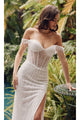 Sheath Wedding Dresses | White Bridal Gown by JT2471LW