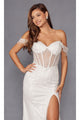 Sheath Wedding Dresses | White Bridal Gown by JT2471LW