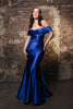 Long Prom Dress Ruched Mermaid Sleeveless Gown By Royal Queen RQ8189 - Dress