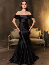 Long Prom Dress Ruched Mermaid Sleeveless Gown By Royal Queen RQ8189