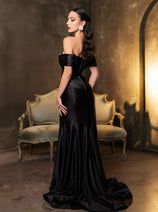 Long Prom Dress Ruched Mermaid Sleeveless Gown By Royal Queen RQ8189