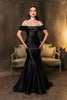 Long Prom Dress Ruched Mermaid Sleeveless Gown By Royal Queen RQ8189B - BLACK / 22 - Dress