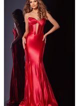 Long Red Prom Dress: Jovani D5119