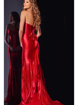 Long Red Prom Dress: Jovani D5119