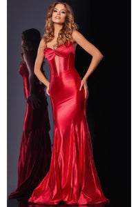 Long Red Prom Dress: Jovani D5119 - Prom