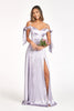 Sweetheart Satin Bridesmaids Dress - SILVER / XS