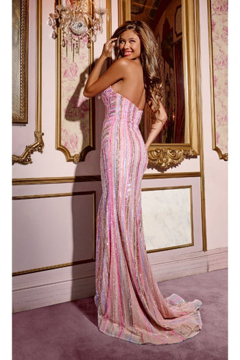 Long Sequin Pageant Dress: Jovani D2020 - Prom