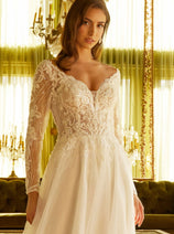 Long Sleeve Bridal Gown by GLS Gloria GL3530
