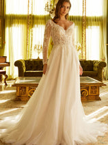 Long Sleeve Bridal Gown by GLS Gloria GL3530