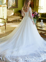 Long Sleeve Bridal Gown by GLS Gloria GL3603