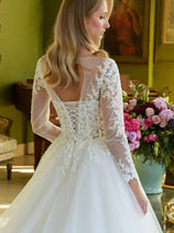 Long Sleeve Bridal Gown by GLS Gloria GL3603