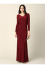 Long Sleeve Mother of the Bride Formal Dress - The Dress Outlet