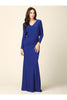 Long Sleeve Mother of the Bride Formal Dress - The Dress Outlet