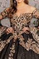 Long Sleeve Off Shoulder Ball Gown by Elizabeth K GL3184 - Quinceanera Dresses
