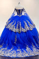 Long Sleeve Off Shoulder Ball Gown by Elizabeth K GL3184 - Quinceanera Dresses