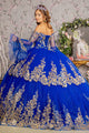 Long Sleeve Off Shoulder Ball Gown by Elizabeth K GL3184 - Quinceanera Dresses