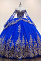Long Sleeve Off Shoulder Ball Gown by Elizabeth K GL3184 - Quinceanera Dresses