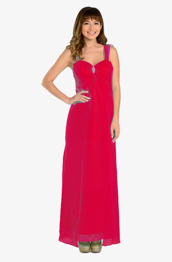 Poly USA Red Long Formal Dresses