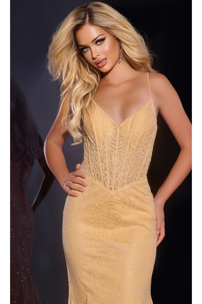 Long Sparkly Lace Prom Dress: Jovani 44142 - Apparel & Accessories > Clothing > Dresses