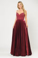 Poly USA 8674 Long Sweetheart Dress with Beaded Bodice