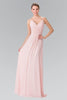 Long Sweetheart Spaghetti Strap Pleated Dress by Elizabeth K GL2374 - Long Formal Dresses