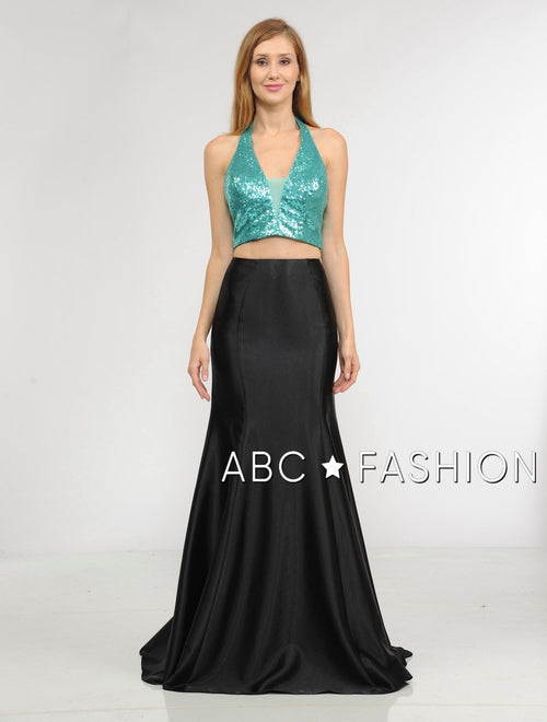 Poly USA Rose Gold Long Formal Dresses