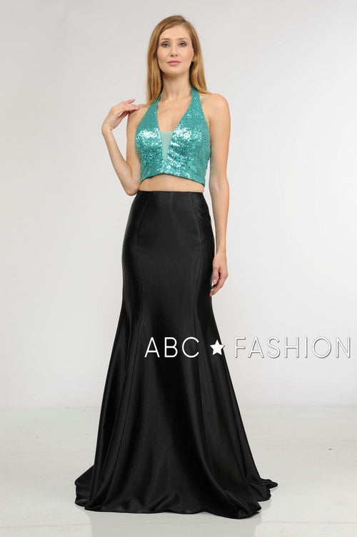 Poly USA Rose Gold Long Formal Dresses