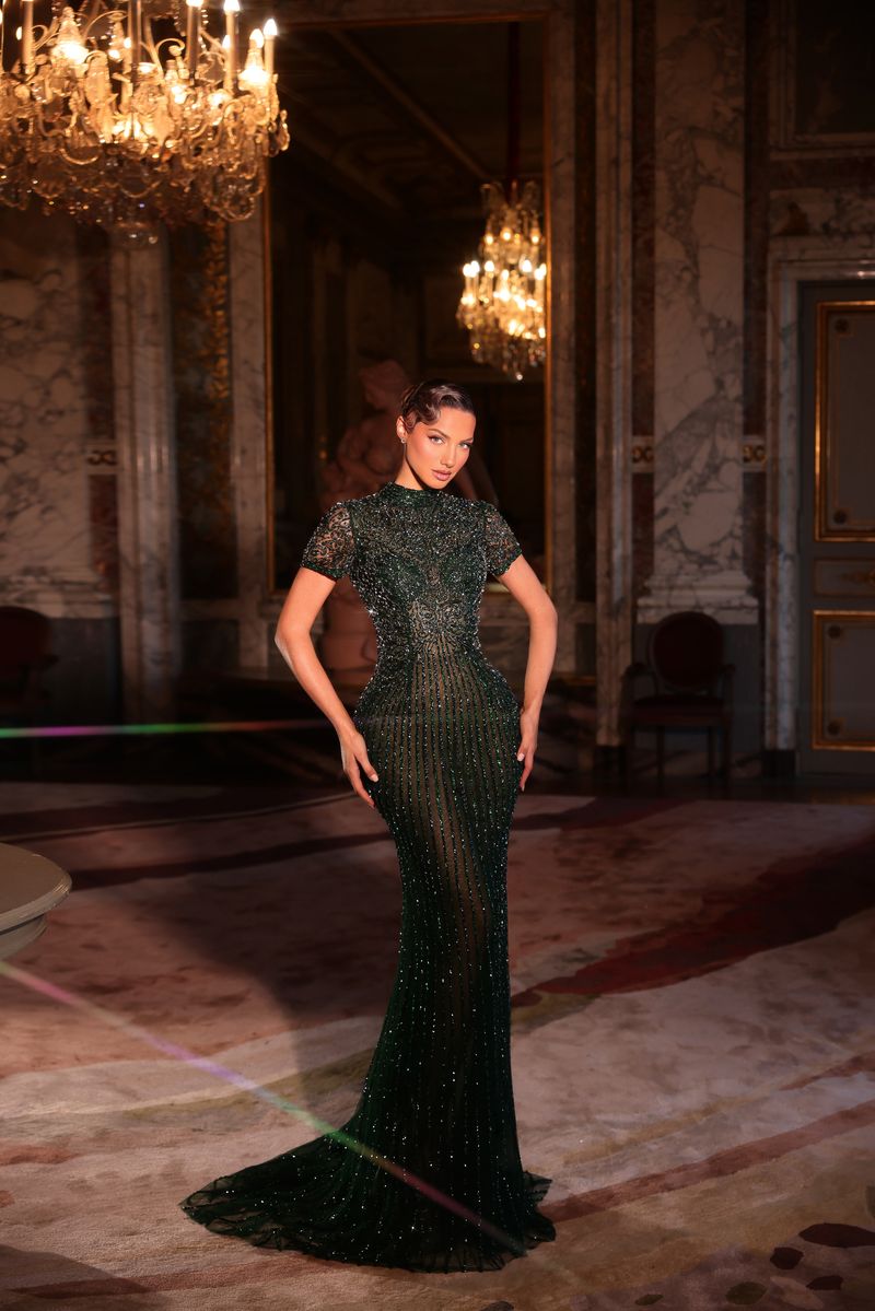 Chic and Holland FOREST GREEN Dress