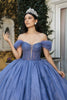 Masquerade Ball Gown Ruffle Short Sleeves Gala Dress By Layla K LK266 - Dress