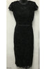 Classy Short Mother of the Groom Dress - Black / 4XL
