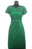 Classy Short Mother of the Groom Dress - Emerald green / 3XL