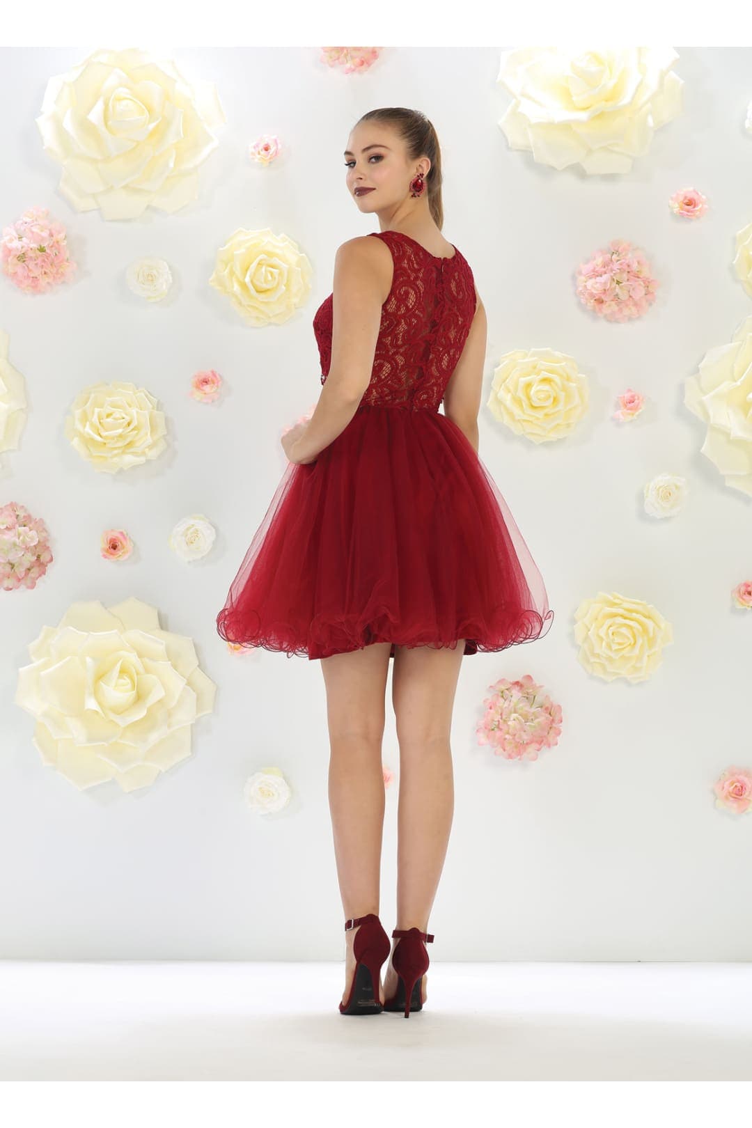 May Queen MQ1268 Short Sleeveless Cocktail Dress