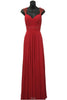 Classy Long Evening Gown - Red / 6