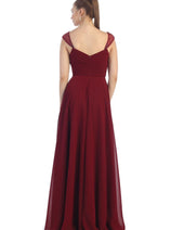 Classy Long Evening Gown MQ1275