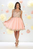 Cute Cocktail Dress - Blush / 6