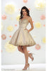 Short Party Dress - Champagne / 4