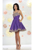 Short Party Dress - Purple / 10