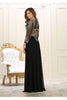 May Queen MQ1549N Embroidered Plus Size Mother Of The Bride Dress - Dress